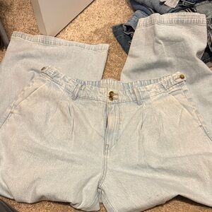 American Eagle Outfitters Light Wash Flare Jeans